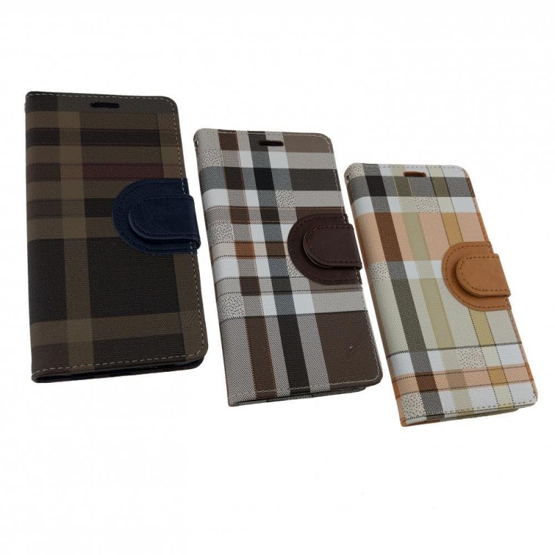 Plaid Leather Case - Sams...